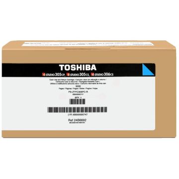 Toner d'origine - Toshiba 6B000000747 / T-305PC-R - cyan