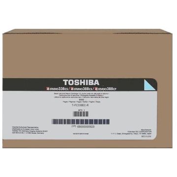 Toner d'origine - Toshiba 6B000000920 / T-FC 338 E CR - cyan