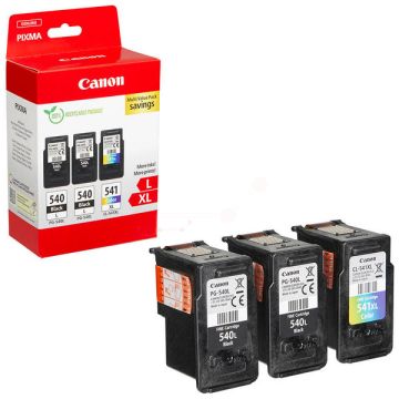 Cartouches d'origine - Canon 5224B017 / PG-540L+CL-541XL - multipack 3 couleurs : noire, multicouleur
