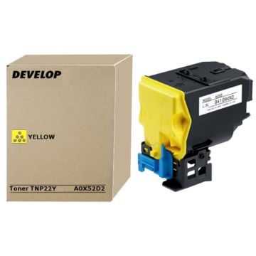 Toner d'origine - Develop A0X52D2 / TNP-22 Y - jaune Toner d'origine - Develop A0X52D2 / TNP-22 Y - jaune