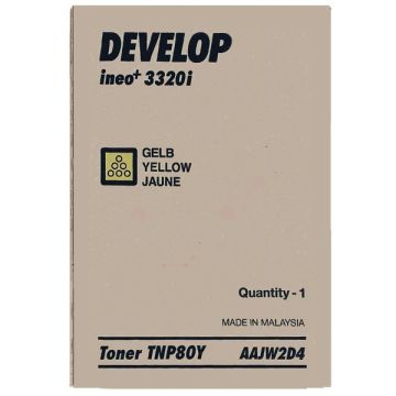 Toner d'origine - Develop AAJW2D4 / TNP-80 Y - jaune Toner d'origine - Develop AAJW2D4 / TNP-80 Y - jaune