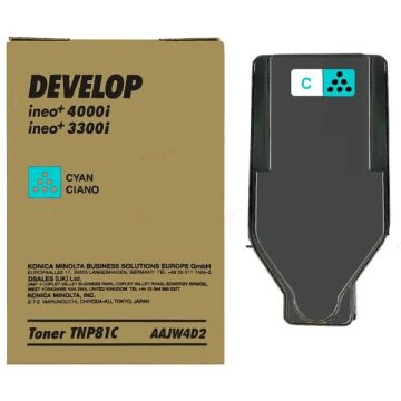 Toner d'origine - Develop AAJW4D2 / TNP-81 C - cyan