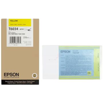 Cartouche d'origine - Epson C13T603400 / T6034 - jaune