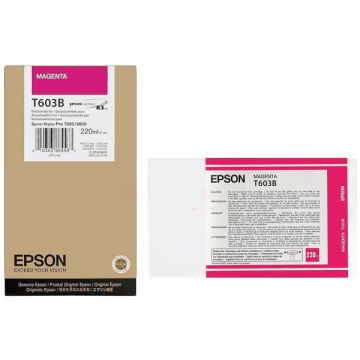 Cartouche d'origine - Epson C13T603B00 / T603B - magenta