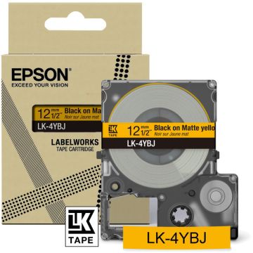 Rouleau d'étiquettes d'origine - Epson C53S672074 / LK-4YBJ - noir, jaune