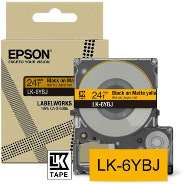 Rouleau d'étiquettes d'origine - Epson C53S672076 / LK-6YBJ - noir, jaune Rouleau d'étiquettes d'origine - Epson C53S672076 / LK-6YBJ - noir, jaune