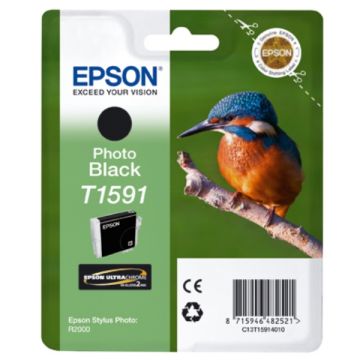 Cartouche d'origine - Epson C13T15914010 / T1591 - noire