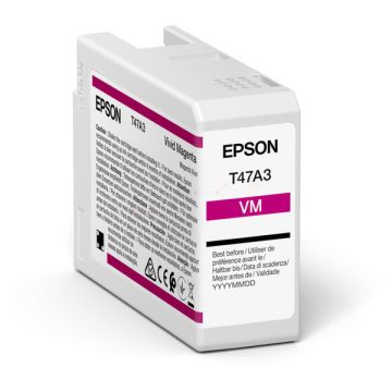 Cartouche d'origine - Epson C13T47A300 / T47A3 - magenta