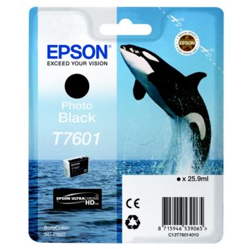 Cartouche d'origine - Epson C13T76014010 / T7601 - noire