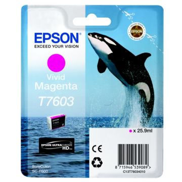 Cartouche d'origine - Epson C13T76034010 / T7603 - magenta Cartouche d'origine - Epson C13T76034010 / T7603 - magenta