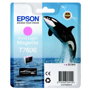 Cartouche d'origine - Epson C13T76064N10 / T7606 - magenta photo