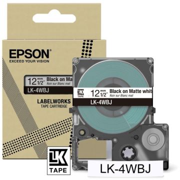 Rouleau d'étiquettes d'origine - Epson C53S672062 / LK-4WBJ - noir, blanc