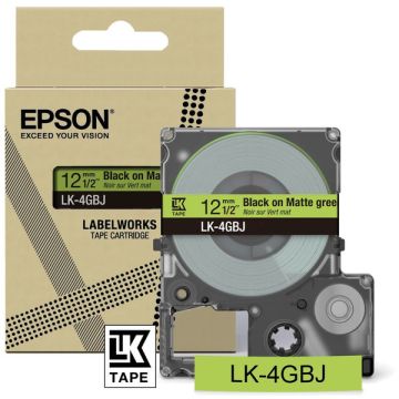 Rouleau d'étiquettes d'origine - Epson C53S672077 / LK-4GBJ - noir, vert