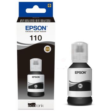 Bouteille d'encre d'origine - Epson C13T03P14A / 110 - noire Bouteille d'encre d'origine - Epson C13T03P14A / 110 - noire