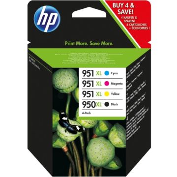 Cartouches d'origine - HP C2P43AE / 950XL/951XL - multipack 4 couleurs : noire, cyan, magenta, jaune