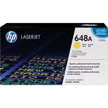 Toner d'origine - HP CE262A / 648A - jaune