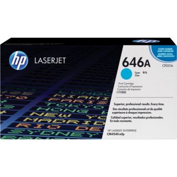 Toner d'origine - HP CF031A / 646A - cyan