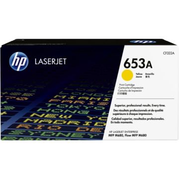 Toner d'origine - HP CF322A / 653A - jaune