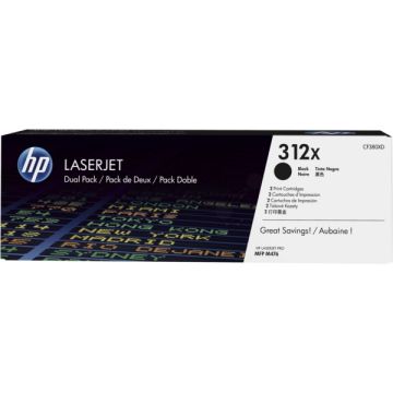 Toner d'origine - HP CF380XD / 312XD - noir - pack de 2
