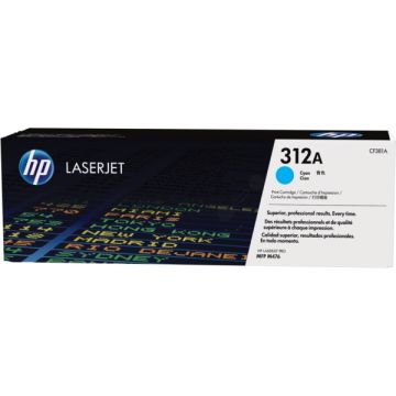 Toner d'origine - HP CF381A / 312A - cyan