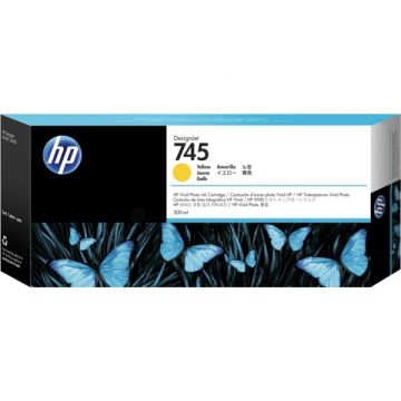 Cartouche d'origine - HP F9K02A / 745 - jaune
