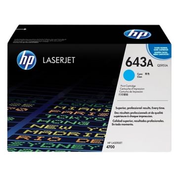 Toner d'origine - HP Q5951A / 643A - cyan Toner d'origine - HP Q5951A / 643A - cyan