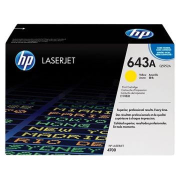 Toner d'origine - HP Q5952A / 643A - jaune Toner d'origine - HP Q5952A / 643A - jaune