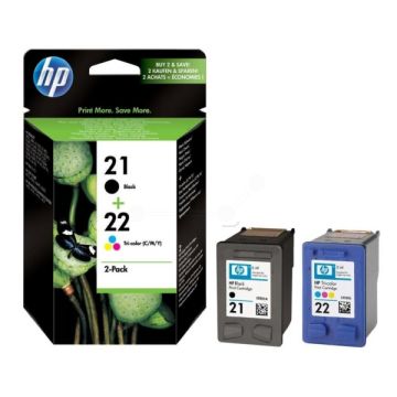 Cartouches d'origine - HP SD367AE#241 / 21+22 - multipack 2 couleurs : noire, multicouleur Cartouches d'origine - HP SD367AE#241 / 21+22 - multipack 2 couleurs : noire, multicouleur
