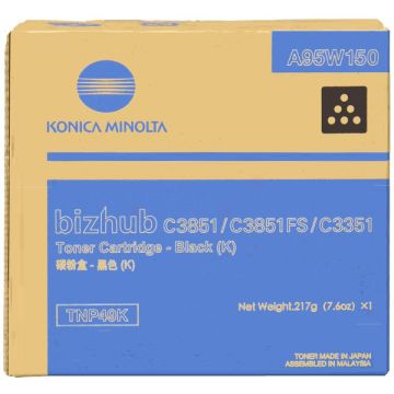 Toner d'origine - Konica Minolta A95W150 / TNP-49 K - noir