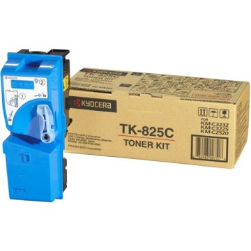 Toner d'origine - Kyocera 1T02FZCEU0 / TK-825 C - cyan