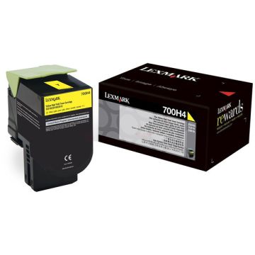 Toner d'origine - Lexmark 70C0H40 / 700H4 - jaune