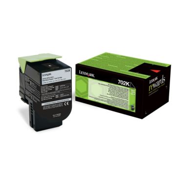 Toner d'origine - Lexmark 70C20K0 / 702K - noir