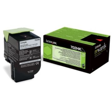 Toner d'origine - Lexmark 70C2HK0 / 702HK - noir