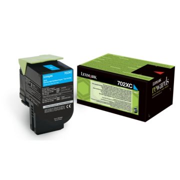 Toner d'origine - Lexmark 70C2XC0 / 702XC - cyan