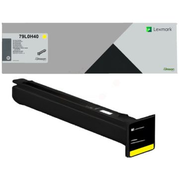 Toner d'origine - Lexmark 79L0H40 - jaune