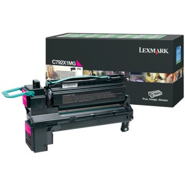 Toner d'origine - Lexmark C792X1MG - magenta