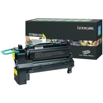 Toner d'origine - Lexmark C792X1YG - jaune