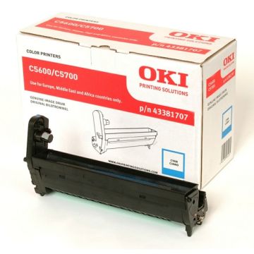 Tambour d'origine - OKI 43381707 - cyan