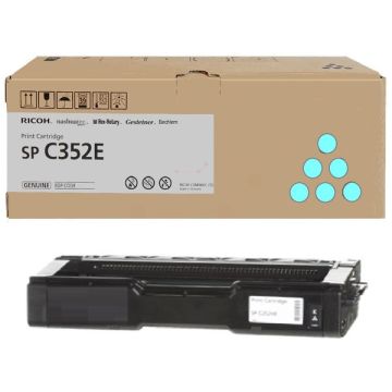 Toner d'origine - Ricoh 407384 / TYPE SP 352 E - cyan
