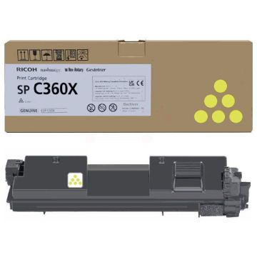 Toner d'origine - Ricoh 408253 / SPC360X - jaune