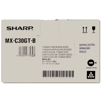 Toner d'origine - Sharp MXC30GTB - noir
