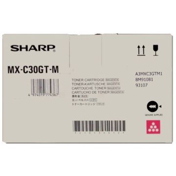 Toner d'origine - Sharp MXC30GTM - magenta