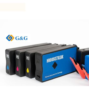 Cartouches compatible de première qualité - HP 937e - multipack 4 couleurs : noire, cyan, magenta, jaune