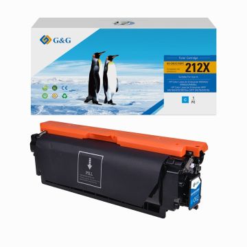 Toner compatible de première qualité - HP W2121X / 212X - cyan