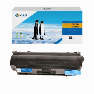 Toner compatible de première qualité - Lexmark 55B2X0E - noir