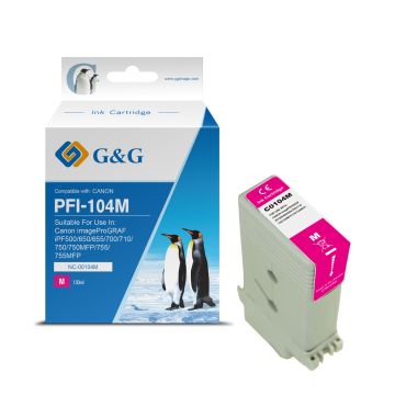 Cartouche compatible de première qualité - Canon 3631B001 / PFI-104 M - magenta Cartouche compatible de première qualité - Canon 3631B001 / PFI-104 M - magenta