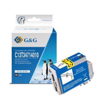 Cartouche compatible de première qualité - Epson C13T34714010 / 34XL - noire