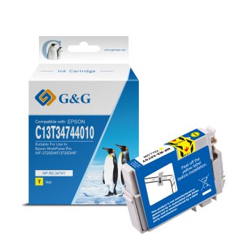 Cartouche compatible de première qualité - Epson C13T34744010 / 34XL - jaune