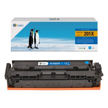 Toner compatible de première qualité - HP CF401X / 201X - cyan