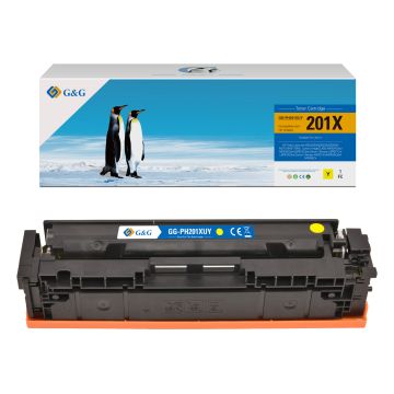 Toner compatible de première qualité - HP CF402X / 201X - jaune